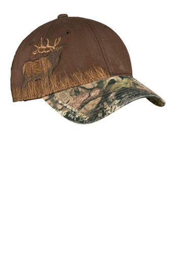 CUSTOM Embroidered Camouflage Cap / Hunting Cap / Embroidered Camo Hat / Custom Hunting Hat / Personalized Cap / Elk Custom Hat / Monogram - Jittybo's Custom Clothing & Embroidery