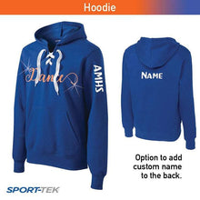 Load image into Gallery viewer, Custom Embroidered Lace Up Pullover Hooded Sweatshirt - Jittybo&#39;s Custom Clothing &amp; Embroidery
