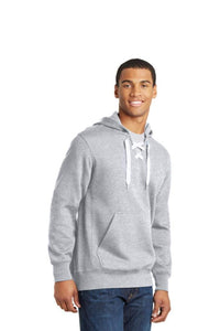 Custom Embroidered Lace Up Pullover Hooded Sweatshirt - Jittybo's Custom Clothing & Embroidery