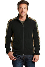 Load image into Gallery viewer, CUSTOM Embroidered Camouflage Microfleece Full-Zip Jacket - Jittybo&#39;s Custom Clothing &amp; Embroidery
