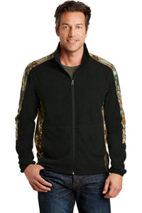 CUSTOM Embroidered Camouflage Microfleece Full-Zip Jacket - Jittybo's Custom Clothing & Embroidery