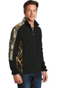 CUSTOM Embroidered Camouflage Microfleece Full-Zip Jacket - Jittybo's Custom Clothing & Embroidery