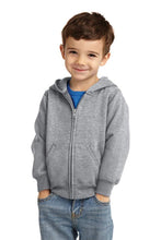 Cargar imagen en el visor de la galería, Custom Toddler Core Fleece Full-Zip Hoodie Sweatshirt/ Custom Children&#39;s Sweater/ Toddler Customized Sweatshirt/Kids Personalized Sweatshirt - Jittybo&#39;s Custom Clothing &amp; Embroidery
