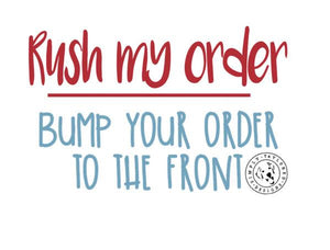 Rush My Order or Express Shipping - Jittybo's Custom Clothing & Embroidery
