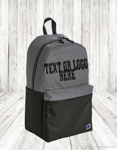 Custom Champion Backpack / Personalized Bag/ Monogrammed Bag/ Customized Bag/ Custom Sport Gear / Champion Customized Backpack - Jittybo's Custom Clothing & Embroidery