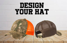 Cargar imagen en el visor de la galería, Custom Camouflage Mesh Back Cap / Custom Camo Hat Add Your Logo or Text - Jittybo&#39;s Custom Clothing &amp; Embroidery
