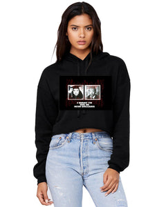 Custom Embroidered Womens Bella+Canvas Cropped Fleece Hoodie ADD your text or logo - Jittybo's Custom Clothing & Embroidery